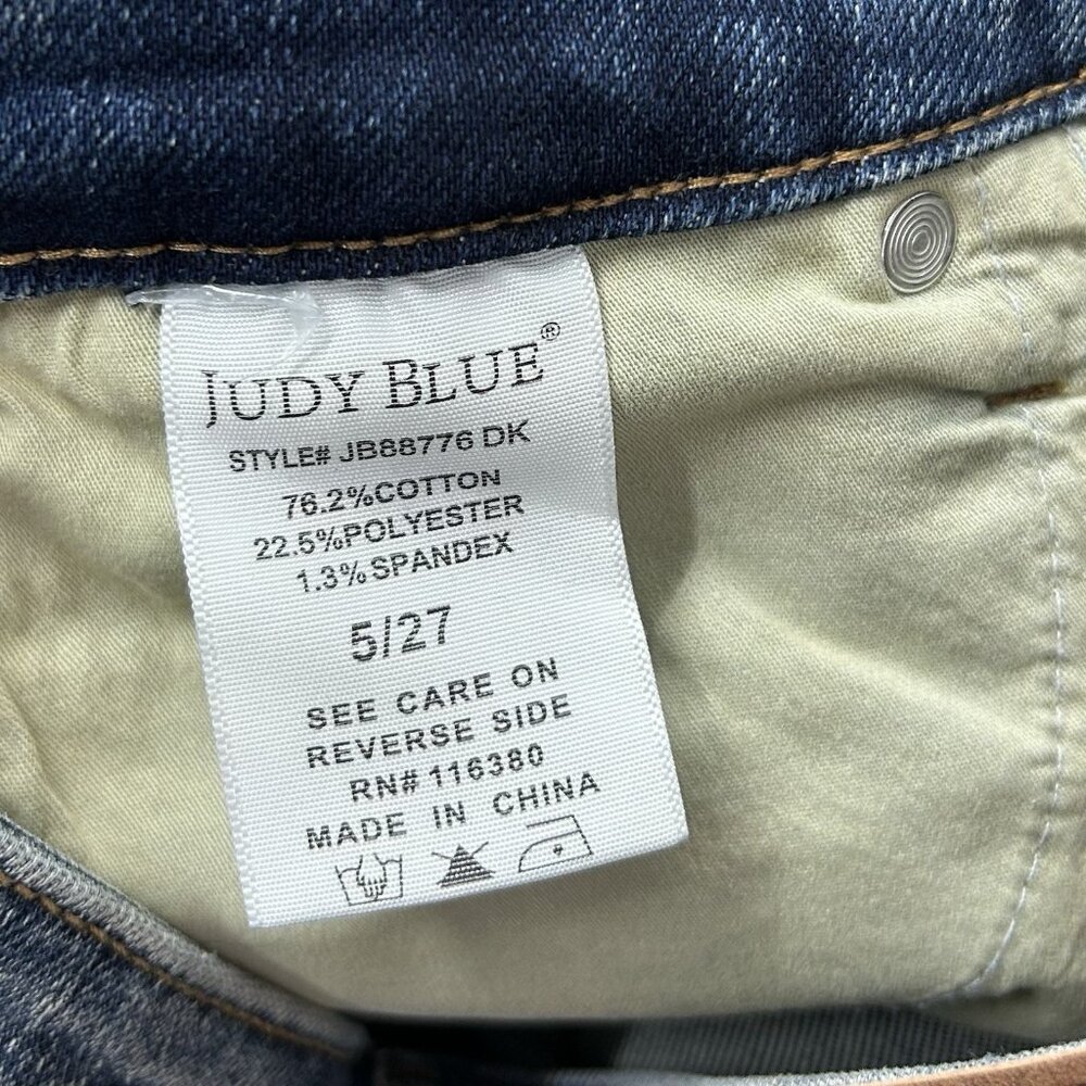 Judy Blue Slim‎ Fit Jeans Women’s Size 27 High Rise Stretch - Picture 7 of 8